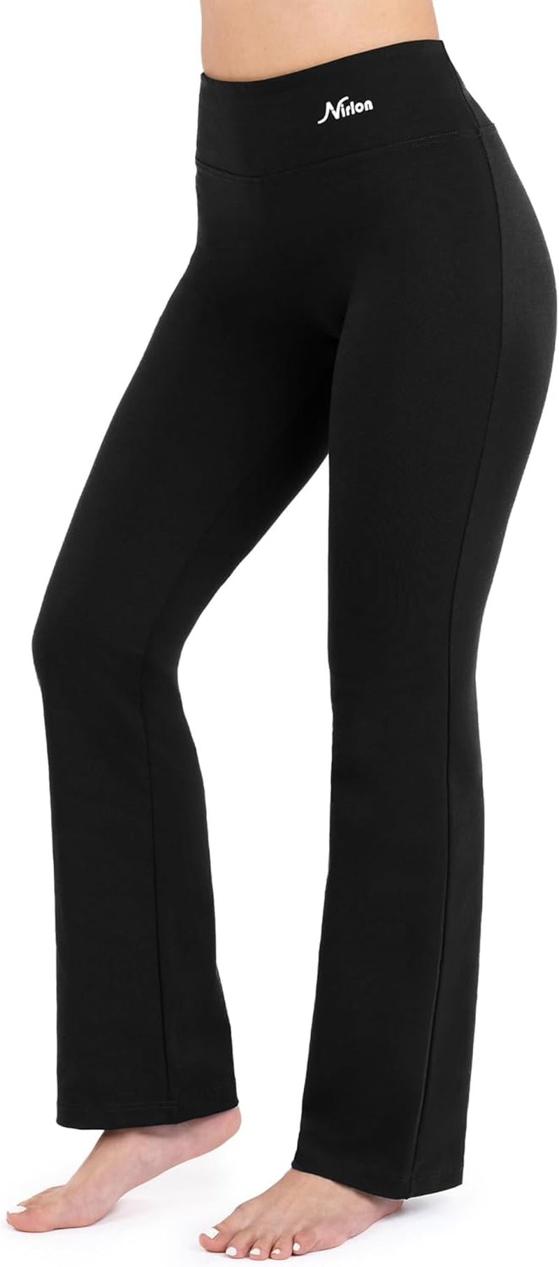 Straight Leg Yoga Pants - Yoga Pants for Women Soft & Breathable Womens Leggings for Gym & Yoga Regular & plus Size