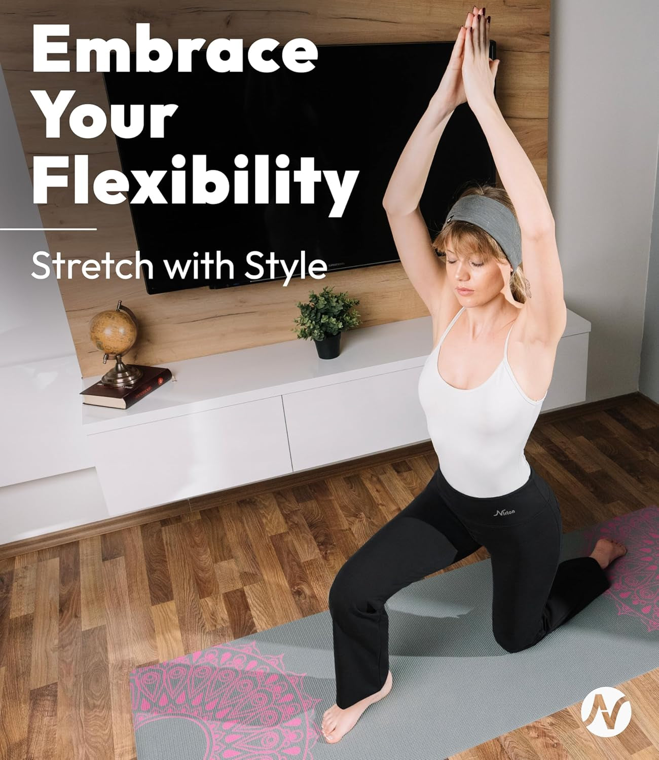 Straight Leg Yoga Pants - Yoga Pants for Women Soft & Breathable Womens Leggings for Gym & Yoga Regular & plus Size