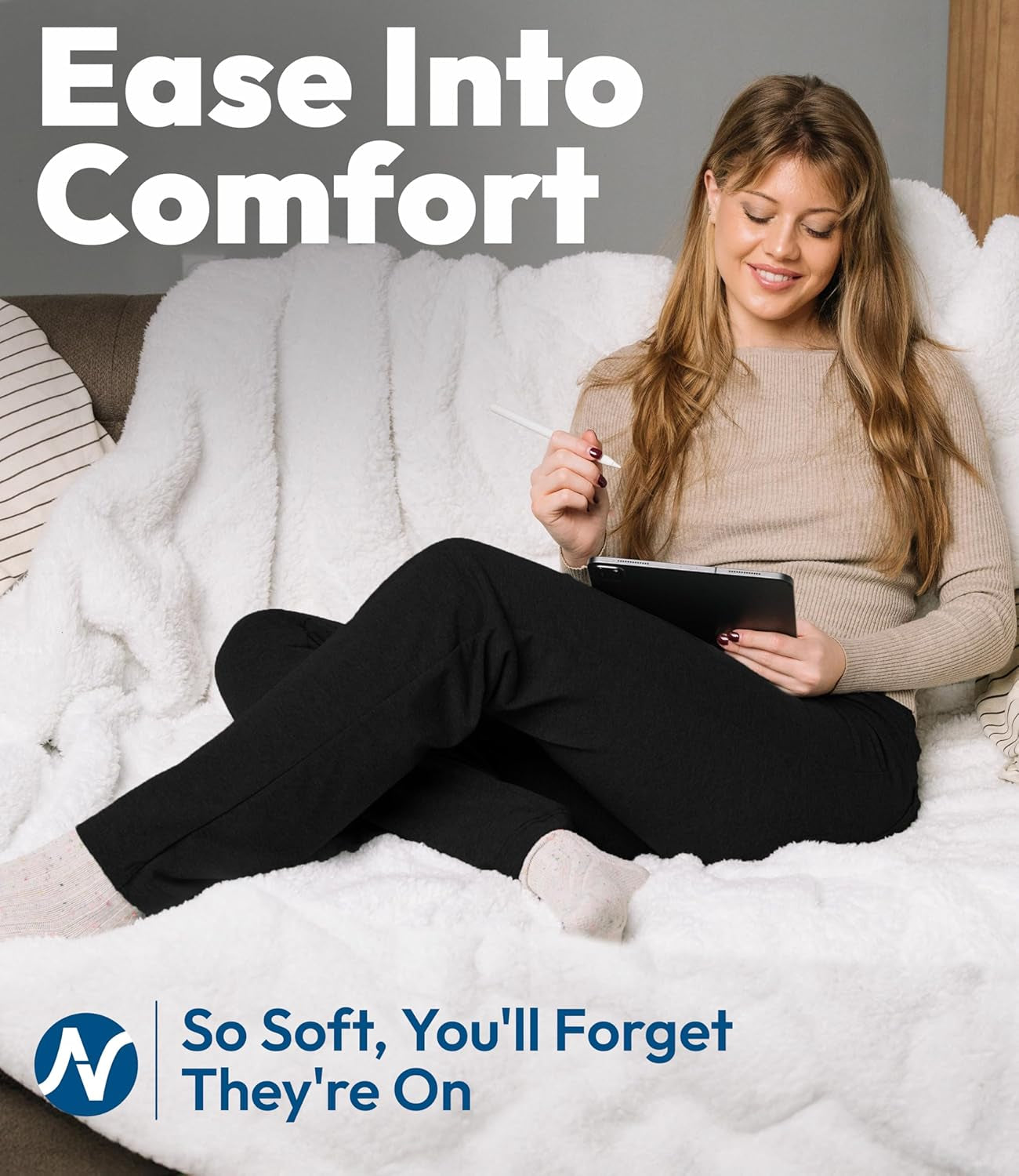 Straight Leg Yoga Pants - Yoga Pants for Women Soft & Breathable Womens Leggings for Gym & Yoga Regular & plus Size