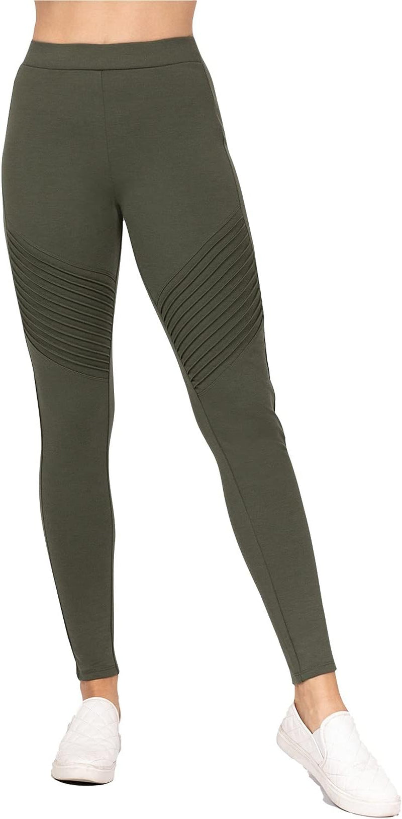 Women'S Pintuck Detail Long Ponte Pants